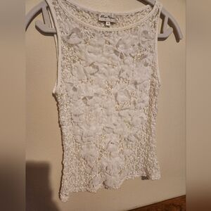 Blanc Nature Lace Top